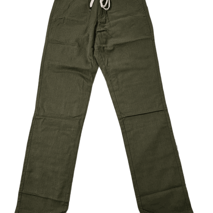 Premium Olive Green Color Linen Pant