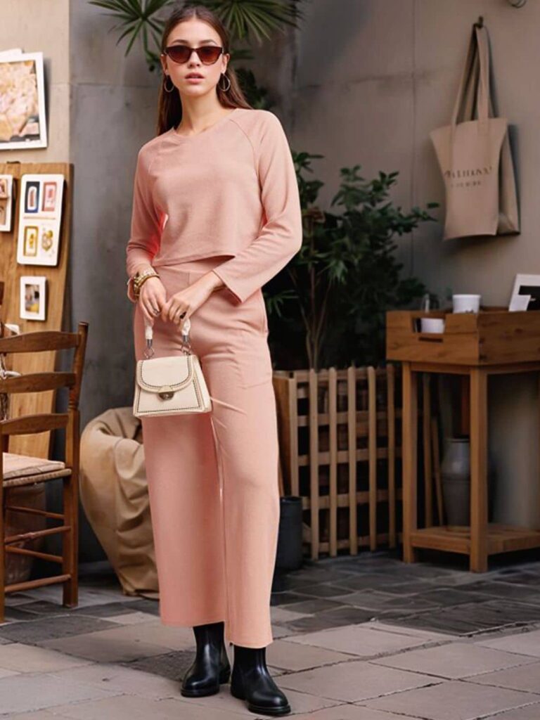 Premium Western Peach Color Coord Set