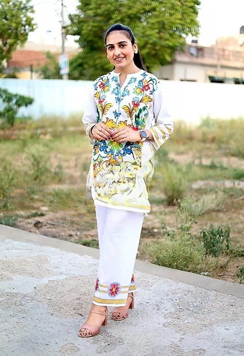 Premium Stylish Modern Printed Two Piece Co-Ord Set